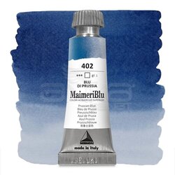 Maimeri - Maimeri Blu Tüp Sulu Boya 12 ml S1 No:402 Prussian Blue