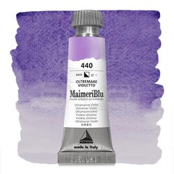 Maimeri - Maimeri Blu Tüp Sulu Boya 12 ml S1 No:440 Ultramarine Violet