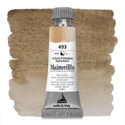 Maimeri - Maimeri Blu Tüp Sulu Boya 12 ml S1 No:493 Raw Umber