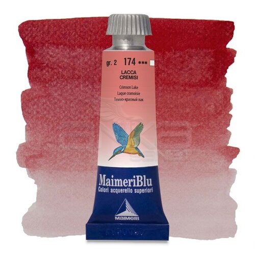 Maimeri Blu Tüp Sulu Boya 12 ml S2 No:174 Crimson Lake - 174 Crimson Lake