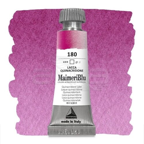 Maimeri Blu Tüp Sulu Boya 12 ml S2 No:180 Quinacridone Lake - 180 Quinacridone Lake