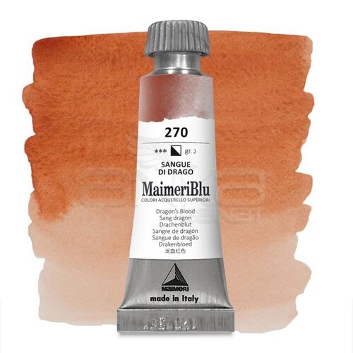 Maimeri Blu Tüp Sulu Boya 12 ml S2 No:270 Dragons Blood - 270 Dragon's Blood
