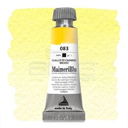 Maimeri - Maimeri Blu Tüp Sulu Boya 12 ml S3 No:083 Cadmium Yellow Medium