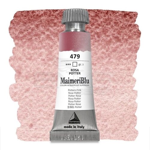 Maimeri Blu Tüp Sulu Boya 12 ml S3 No:479 Rose Potter - 479 Rose Potter