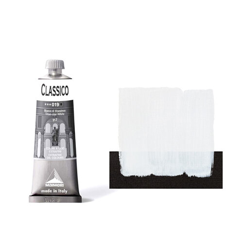 Maimeri Classico 60ml Yağlı Boya 019 Titan-Zinc White - 019 Titan-Zinc White