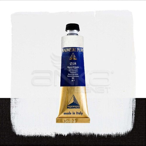 Maimeri Puro Yağlı Boya 40ml Seri 1 018 Titanium White - 018 Titanium White