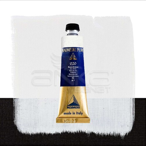 Maimeri Puro Yağlı Boya 40ml Seri 1 020 Zinc White - 020 Zinc White