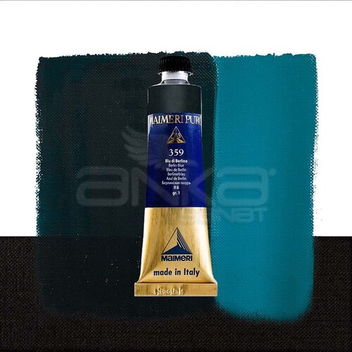 Maimeri Puro Yağlı Boya 40ml Seri 1 359 Berlin Blue - 359 Berlin Blue