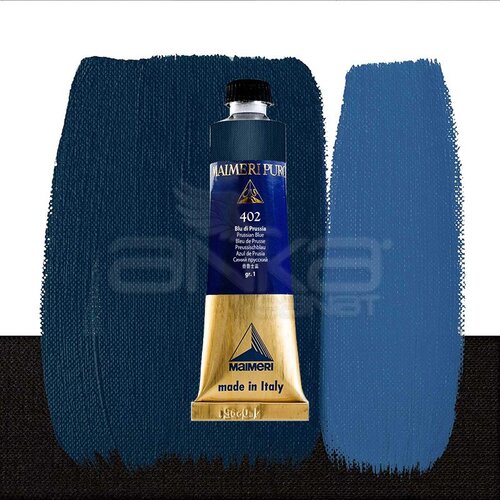 Maimeri Puro Yağlı Boya 40ml Seri 1 402 Prussian Blue - 402 Prussian Blue