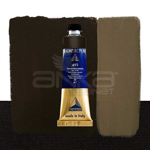 Maimeri Puro Yağlı Boya 40ml Seri 1 493 Raw Umber - 493 Raw Umber