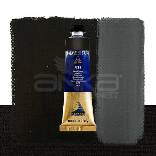 Maimeri Puro Yağlı Boya 40ml Seri 1 535 Ivory Black - 535 Ivory Black