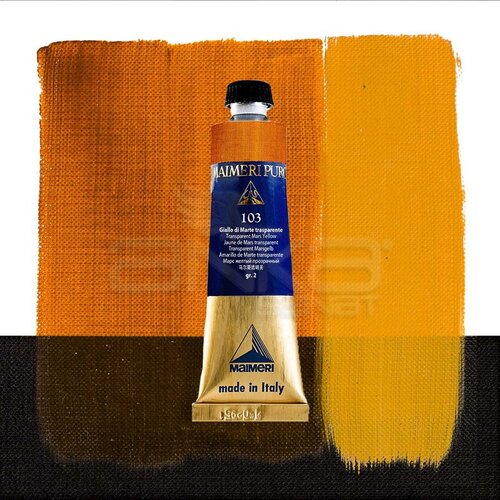 Maimeri Puro Yağlı Boya 40ml Seri 2 103 Transparent Mars Yellow - 103 Transparent Mars Yellow