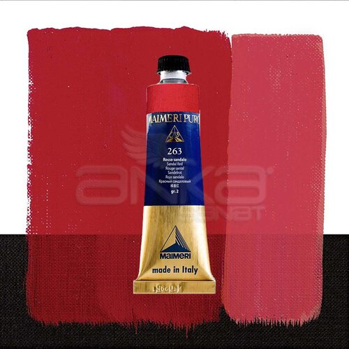 Maimeri Puro Yağlı Boya 40ml Seri 2 263 Sandal Red - 263 Sandal Red