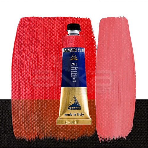 Maimeri Puro Yağlı Boya 40ml Seri 2 281 Vermilion - 281 Vermilion