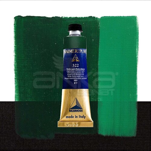 Maimeri Puro Yağlı Boya 40ml Seri 2 322 Cupric Green Light - 322 Cupric Green Light