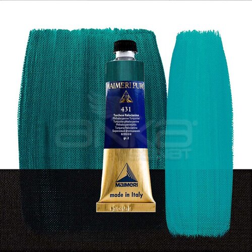 Maimeri Puro Yağlı Boya 40ml Seri 2 431 Phthalo Turquoise - 431 Phthalo Turquoise