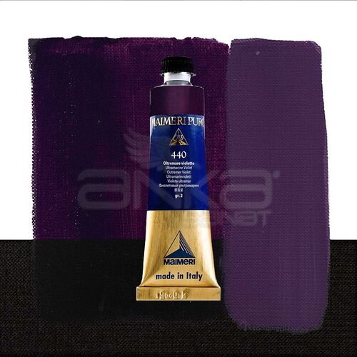 Maimeri Puro Yağlı Boya 40ml Seri 2 440 Ultramarine Violet - 440 Ultramarine Violet