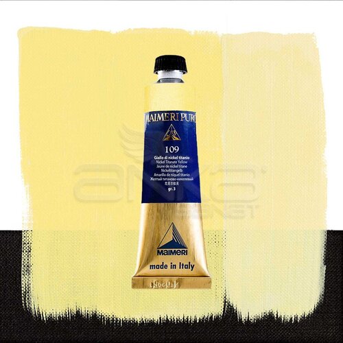 Maimeri Puro Yağlı Boya 40ml Seri 3 109 Nickel Titanate Yellow - 109 Nickel Titanate Yellow