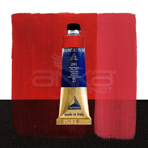 Maimeri Puro Yağlı Boya 40ml Seri 3 261 Tiziano Red - 261 Tiziano Red