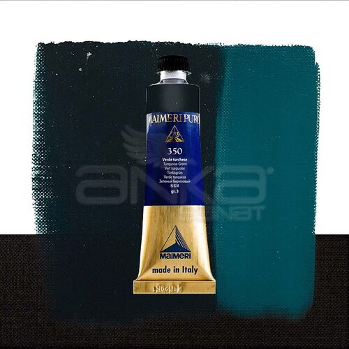 Maimeri Puro Yağlı Boya 40ml Seri 3 350 Turquoise Green - 350 Turquoise Green