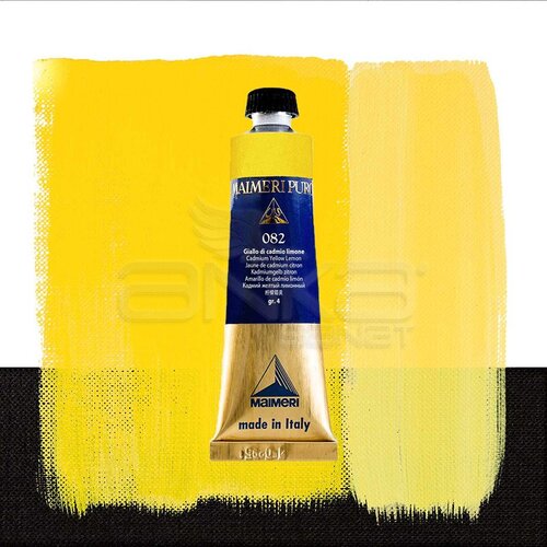 Maimeri Puro Yağlı Boya 40ml Seri 4 082 Cadmium Yellow Lemon - 082 Cadmium Yellow Lemon