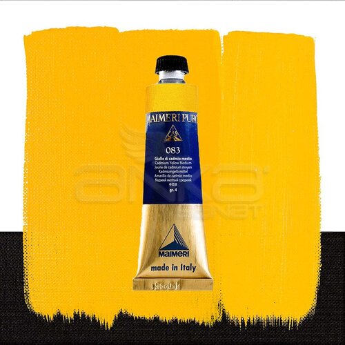Maimeri Puro Yağlı Boya 40ml Seri 4 083 Cadmium Yellow Medium - 083 Cadmium Yellow Medium