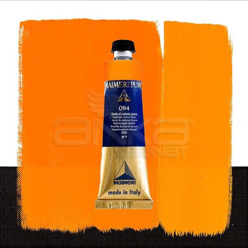 Maimeri Puro Yağlı Boya 40ml Seri 4 084 Cadmium Yellow Deep - 084 Cadmium Yellow Deep