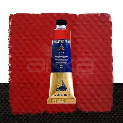 Maimeri Puro Yağlı Boya 40ml Seri 5 232 Cadmium Red Deep - 232 Cadmium Red Deep