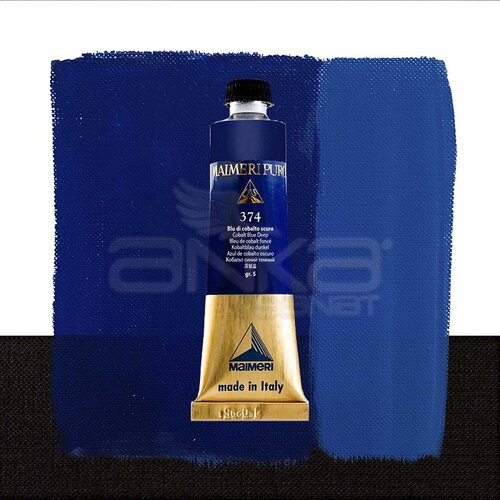 Maimeri Puro Yağlı Boya 40ml Seri 5 374 Cobalt Blue Deep - 374 Cobalt Blue Deep
