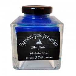 Maimeri - Maimeri Toz Pigment Cam Şişe Seri 2 378 Phthalo Blue 34g