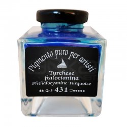 Maimeri - Maimeri Toz Pigment Cam Şişe Seri 5 431 Phthalocyanine Turquoise