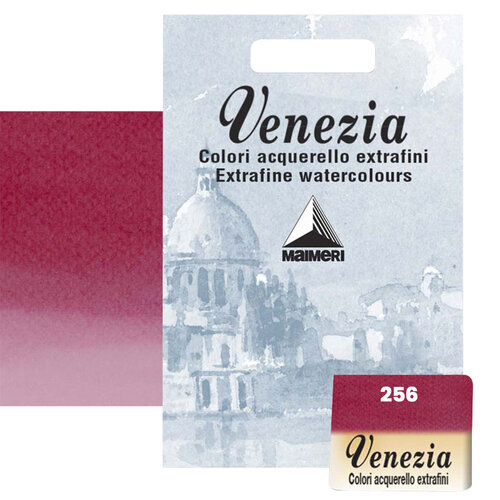 Maimeri Venezia Yarım Tablet Sulu Boya No:256 Primary Red-Magenta - 256 Primary Red-Magenta