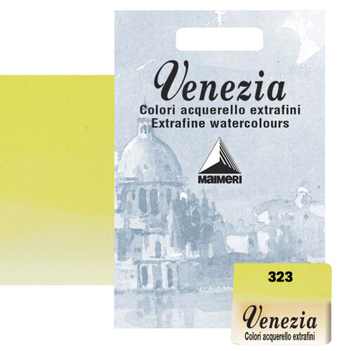 Maimeri Venezia Yarım Tablet Sulu Boya No:323 Yellowish Green - 323 Yellowish Green