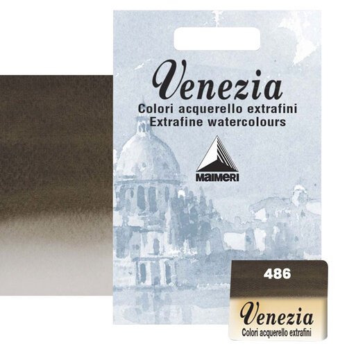 Maimeri Venezia Yarım Tablet Sulu Boya No:486 Sepia - 486 Sepia