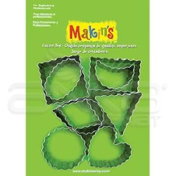 Makins Clay - Makin′s Clay Kesici Kalıp Seti Şekiller 9 Desen Kod:37020