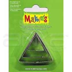 Makins Clay - Makin's Clay Kesici Kalıp Seti Üçgen 3 Parça Kod:36003