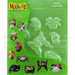 Makins Clay - Makin′s Clay Push Mold Şekilleme Kalıbı Maske Kod:39010