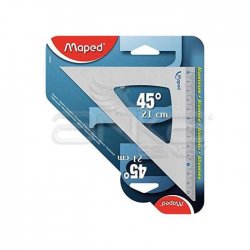 Maped - Maped Metal Gönye 45 Derece 21cm