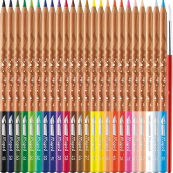 Maped - Maped Watercoloured Pencils Sulu Boya Kalem Seti 3.7mm 24lü (1)