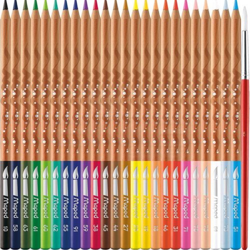 Maped Watercoloured Pencils Sulu Boya Kalem Seti 3.7mm 24lü