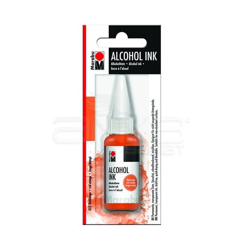 Marabu Alcohol Ink Alkol Bazlı Mürekkep 20ml 023 Red Orange - 023 Red Orange
