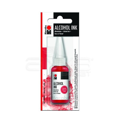 Marabu Alcohol Ink Alkol Bazlı Mürekkep 20ml 031 Cherry Red