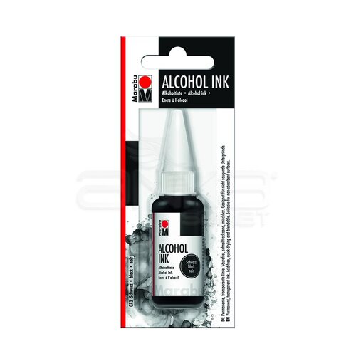 Marabu Alcohol Ink Alkol Bazlı Mürekkep 20ml 073 Black