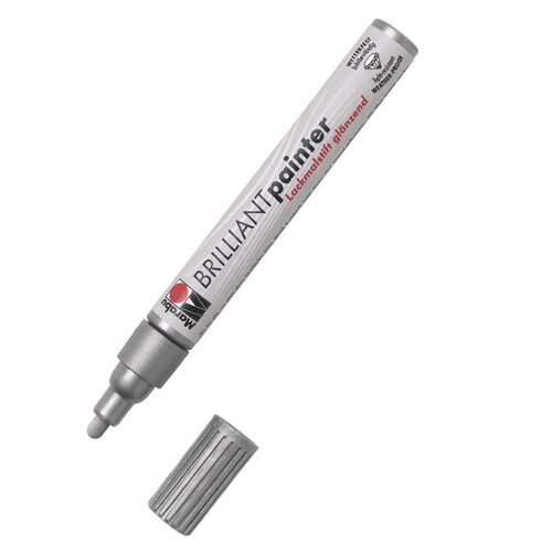 Marabu Brilliant Painter 2-4mm-Gümüş - Gümüş