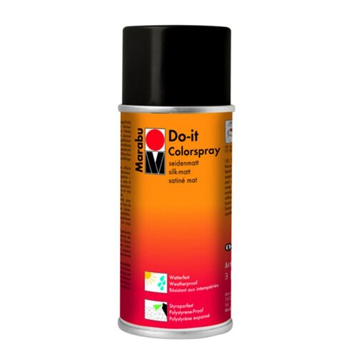 Marabu Do-it Colorspray No:073 Black - 073 Black