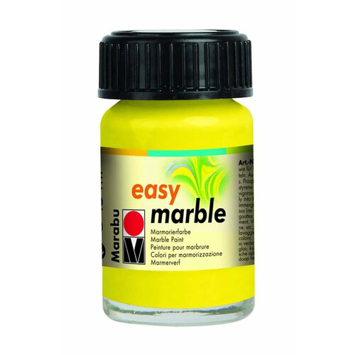 Marabu Easy Marble Ebru Boyası 15ml No:020 Lemon - 020 Lemon