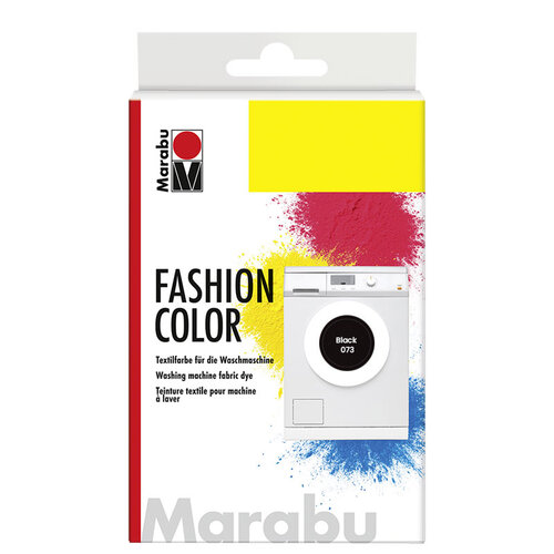 Marabu Fashion Color Batik Toz Kumaş Boyası Black 073 - 073 Black