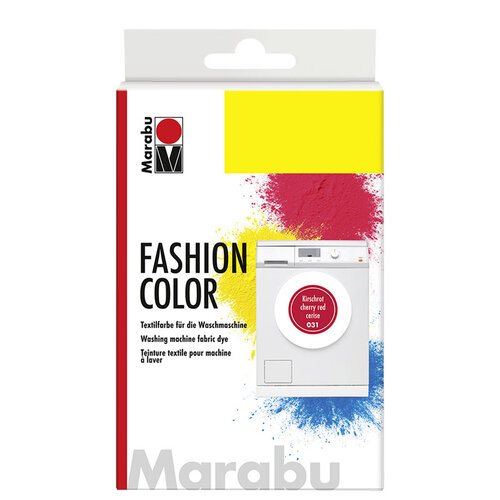 Marabu Fashion Color Batik Toz Kumaş Boyası Cherry Red 031 - 031 Cherry Red