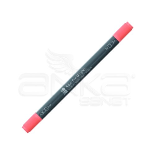 Marabu Graphix Aqua Pen Çift Uçlu Sulu Boya Kalemi 017 Amber