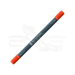 Marabu - Marabu Graphix Aqua Pen Çift Uçlu Sulu Boya Kalemi 023 Red Orange